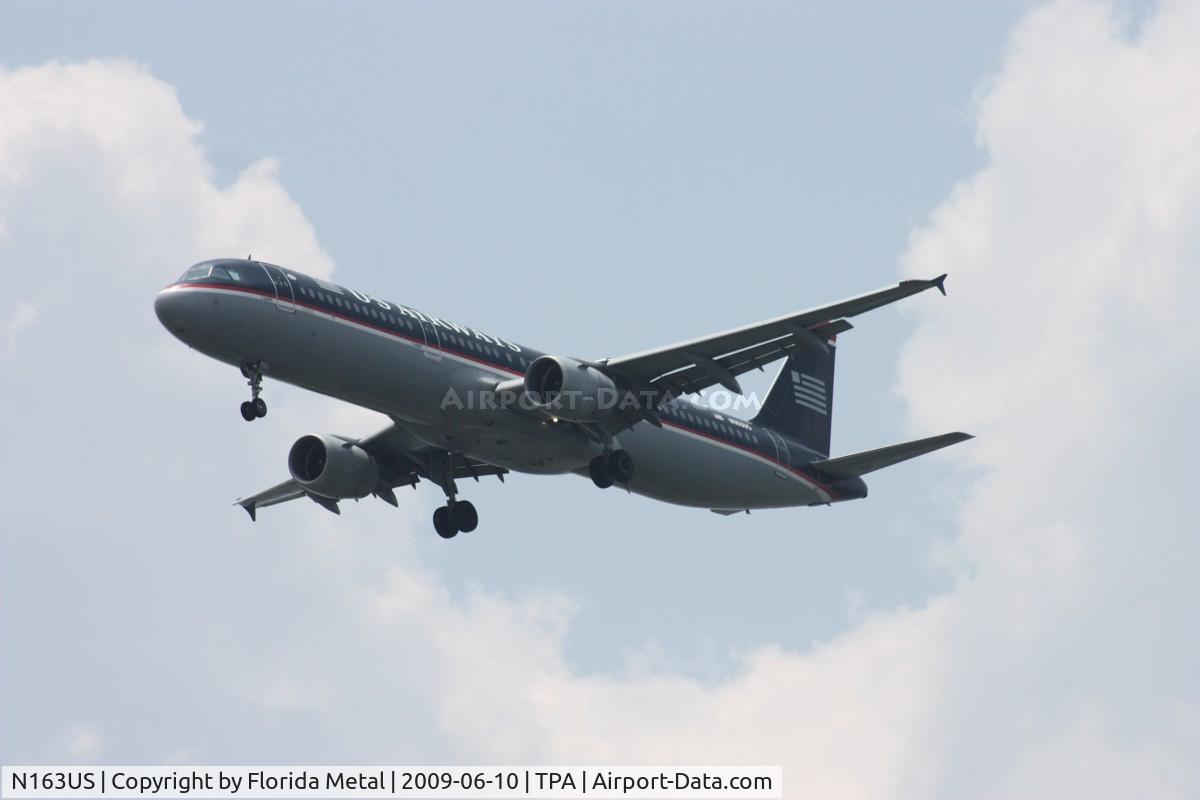 N163US, 2001 Airbus A321-211 C/N 1417, US Airways A321