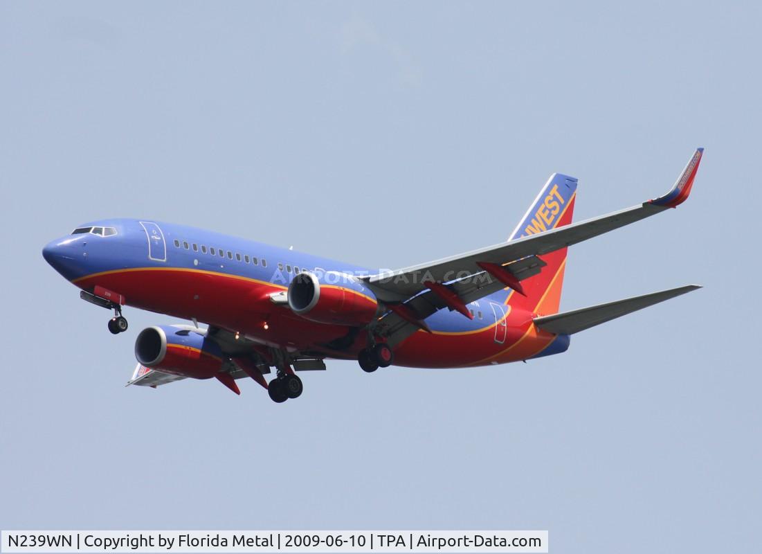 N239WN, 2006 Boeing 737-7H4 C/N 34714, Southwest 737-700