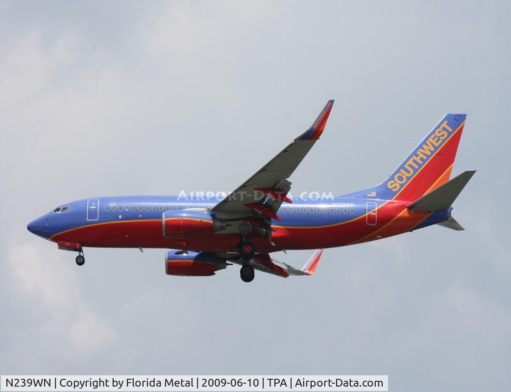N239WN, 2006 Boeing 737-7H4 C/N 34714, Southwest 737-700