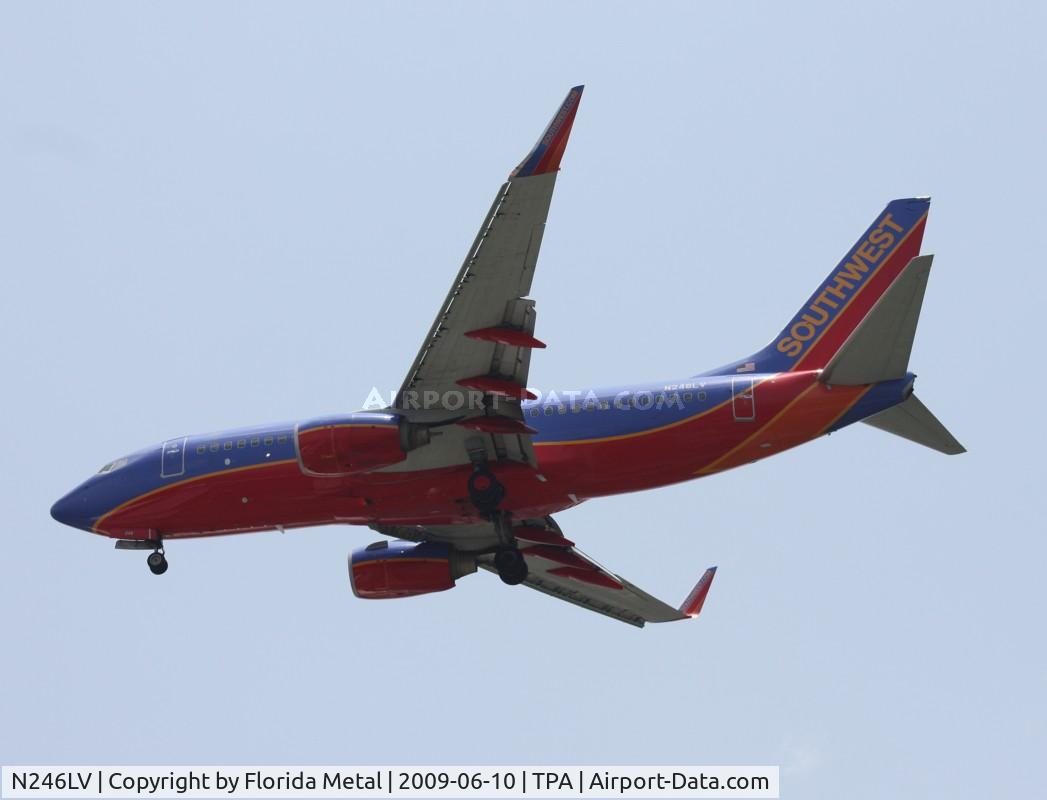 N246LV, 2006 Boeing 737-7H4 C/N 32507, Southwest 737-700