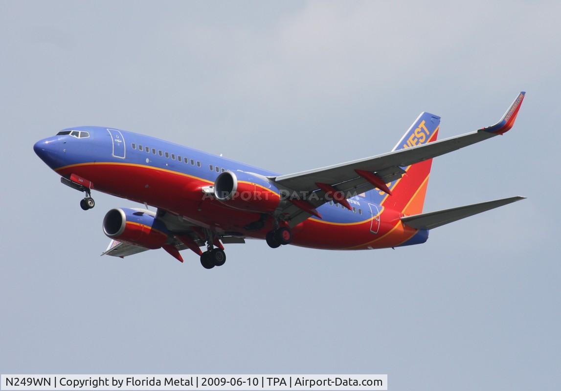N249WN, 2006 Boeing 737-7H4 C/N 34951, Southwest 737-700