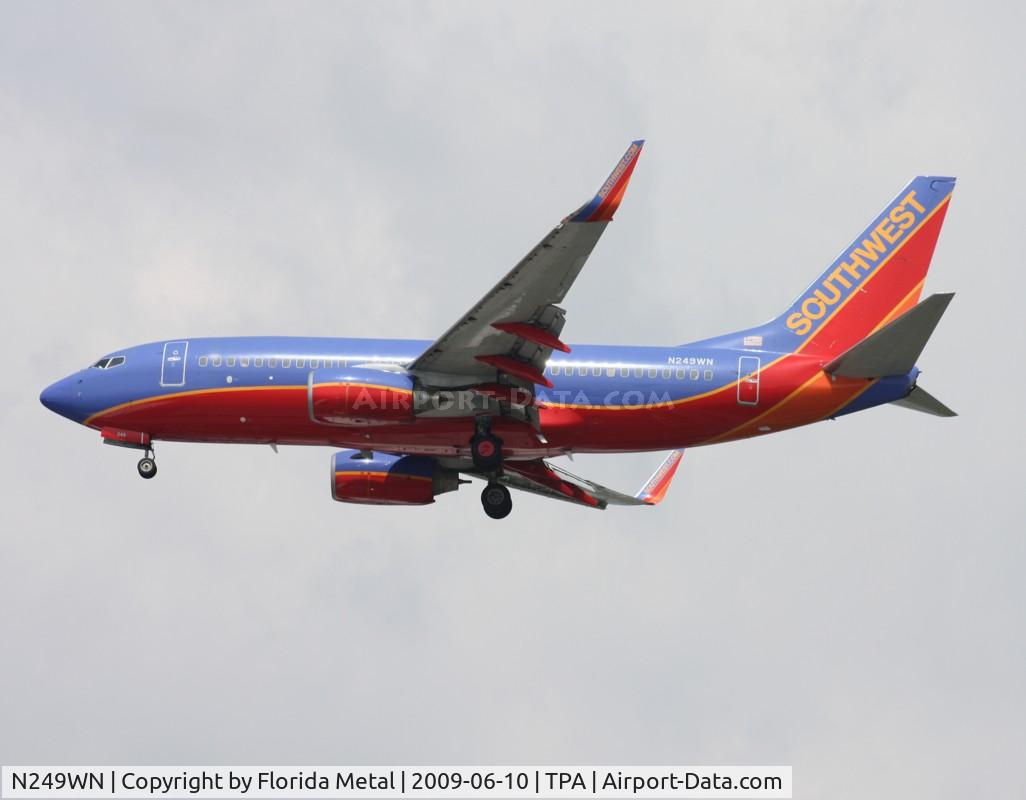 N249WN, 2006 Boeing 737-7H4 C/N 34951, Southwest 737-700