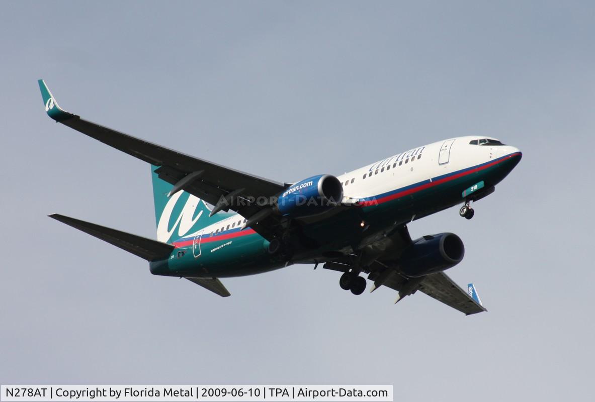 N278AT, 2005 Boeing 737-76N C/N 32665, Air Tran 737-700
