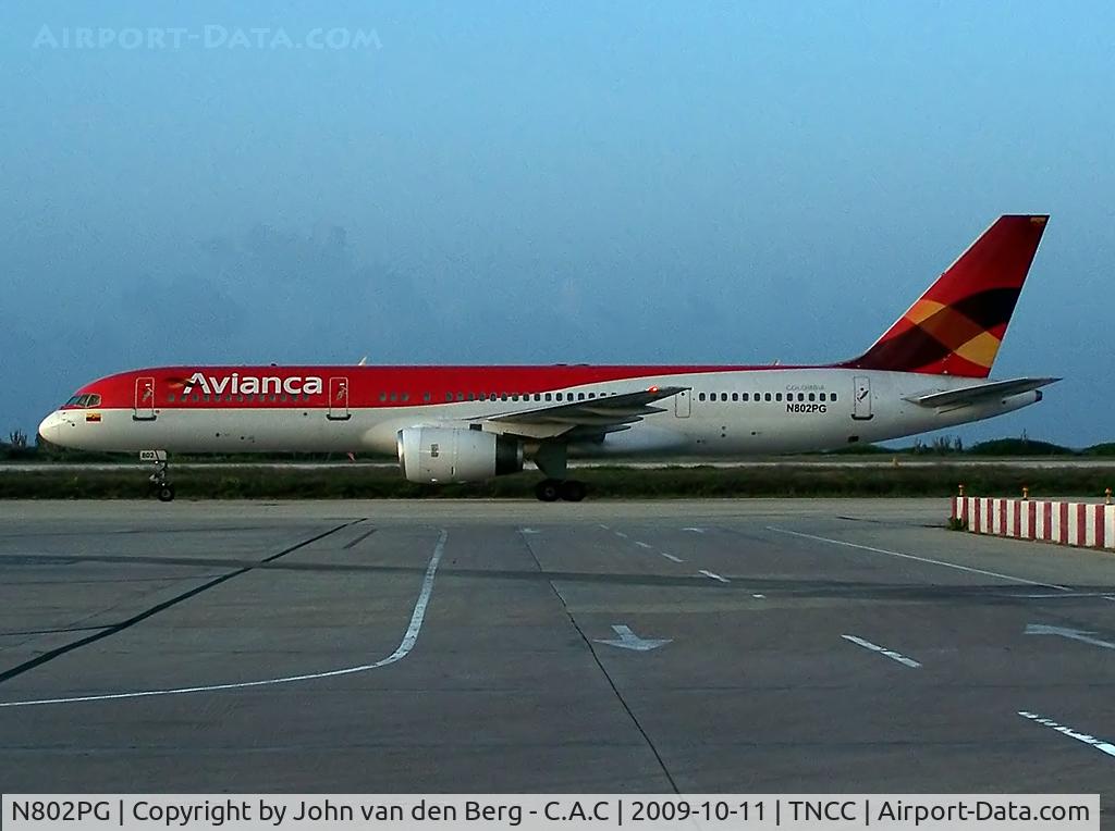 N802PG, 1990 Boeing 757-21B C/N 24774, Avianca Colombia @ TNCC / CUR