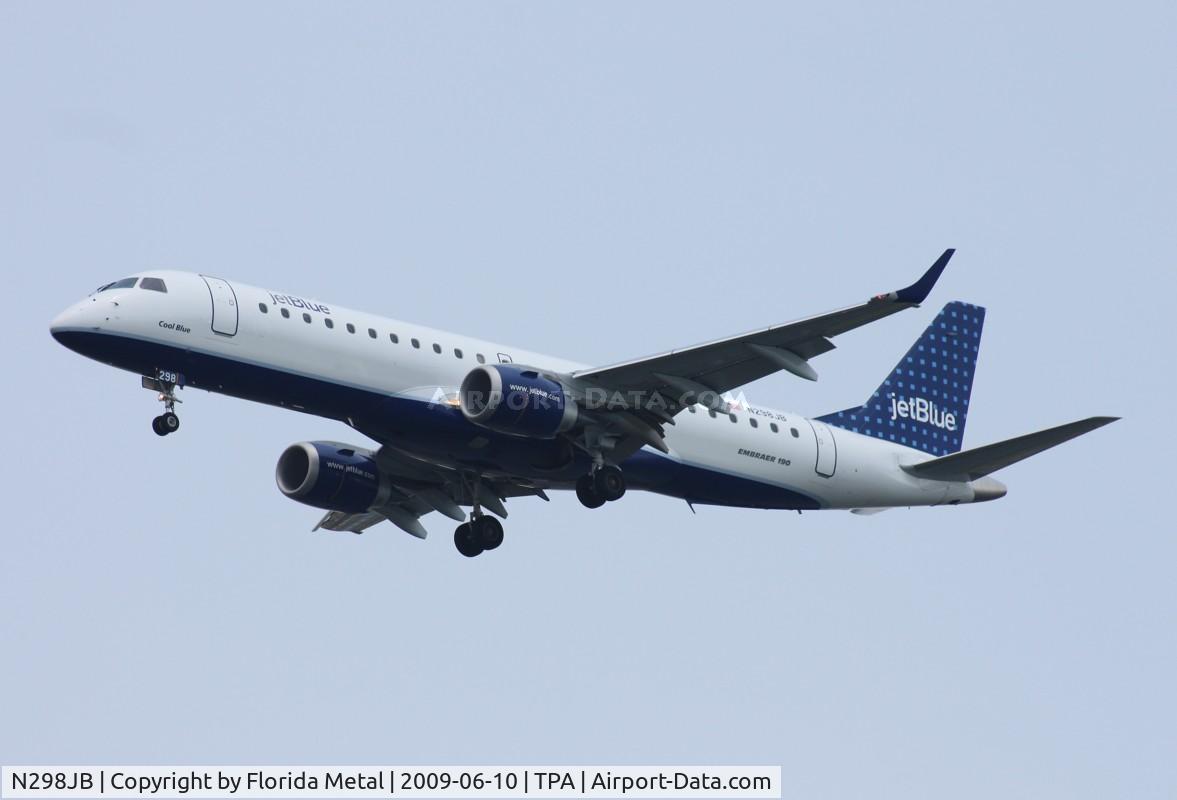 N298JB, 2009 Embraer 190AR (ERJ-190-100IGW) C/N 19000249, Jet Blue E190