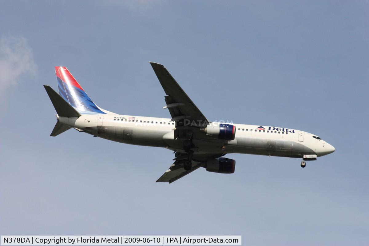 N378DA, 1999 Boeing 737-832 C/N 30265, Delta 737-800