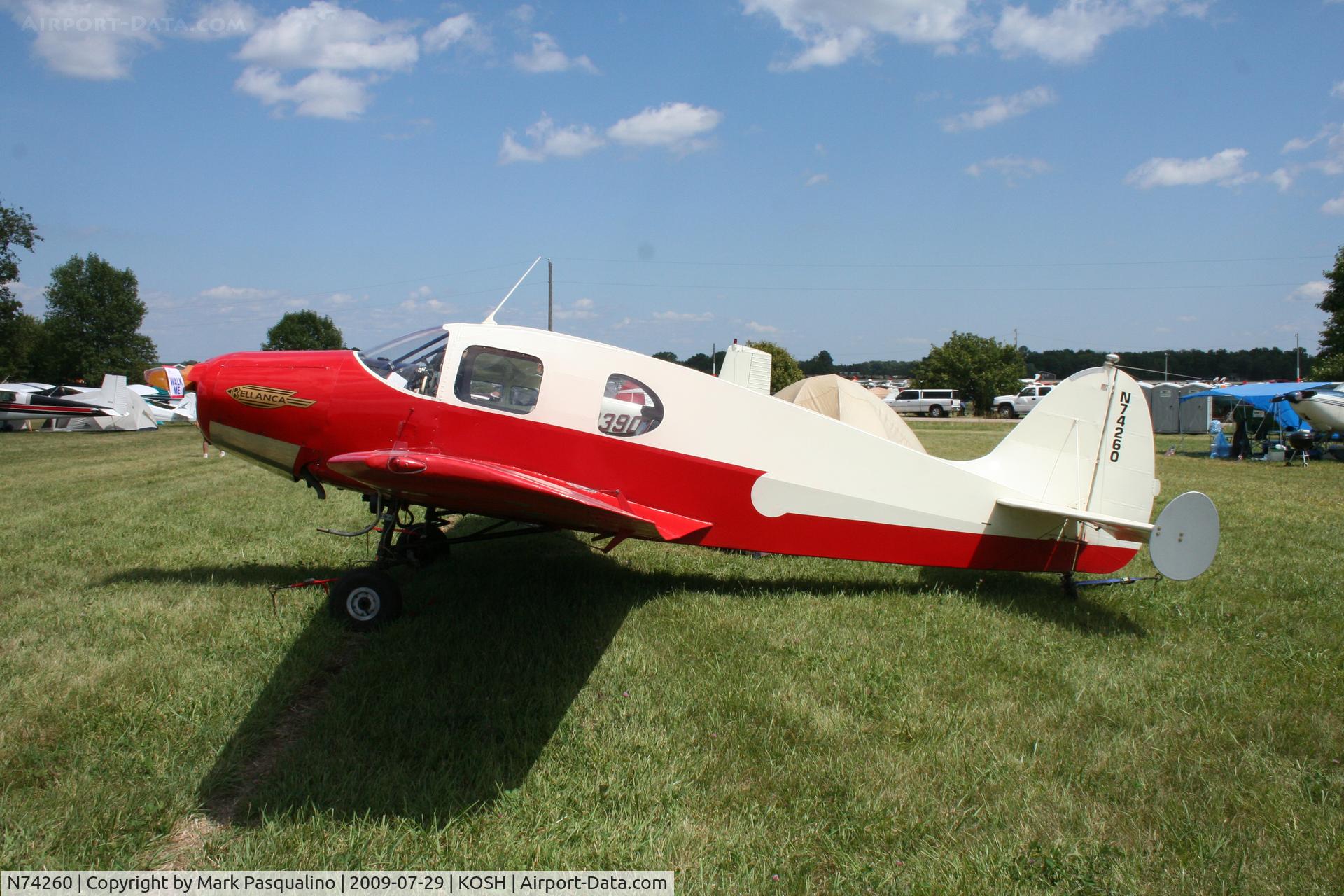N74260, 1946 Bellanca 14-13 Cruisair Senior C/N 1373, Bellanca 14-13