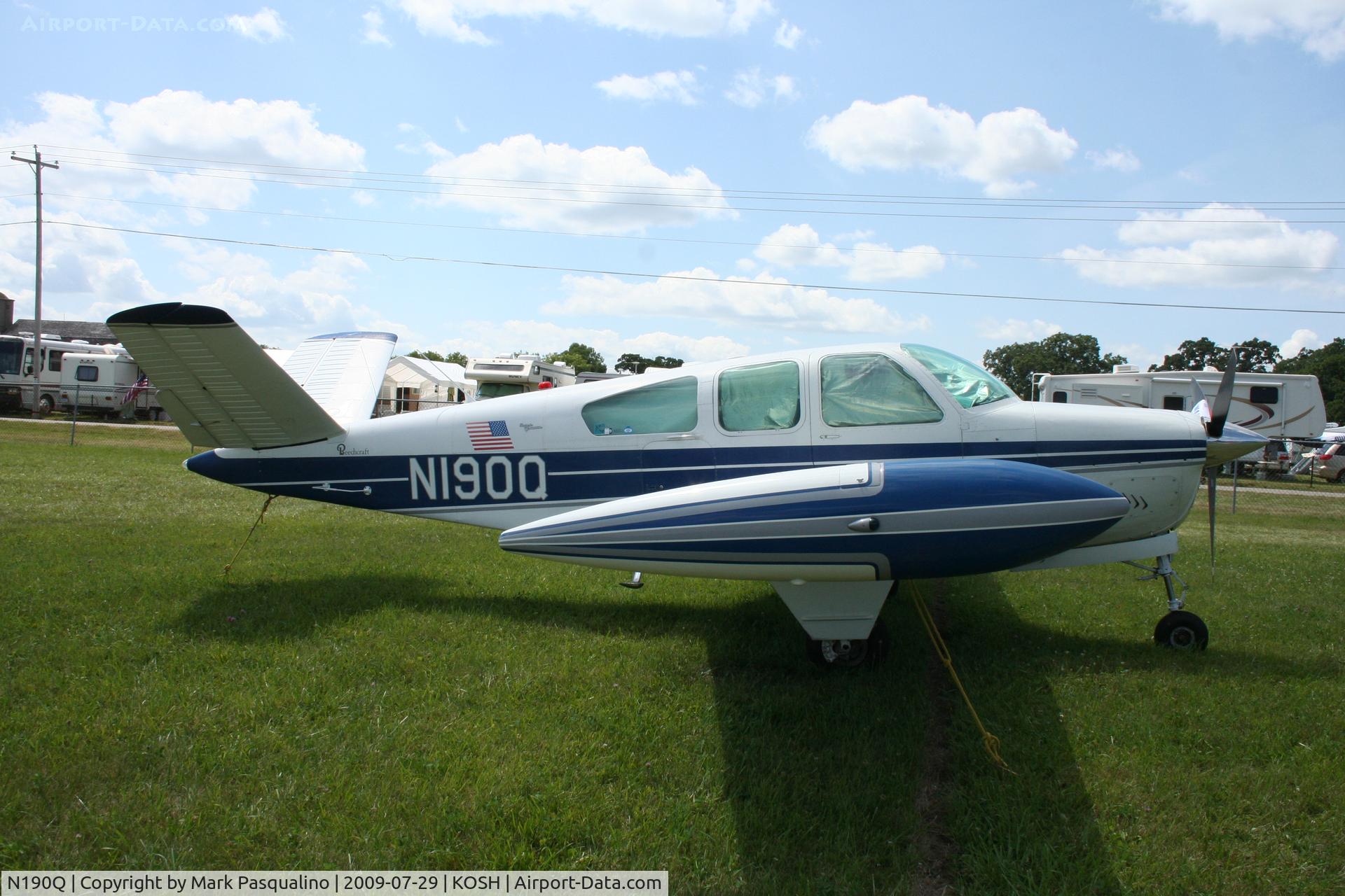 N190Q, 1964 Beech S35 Bonanza C/N D-7551, Beech S35