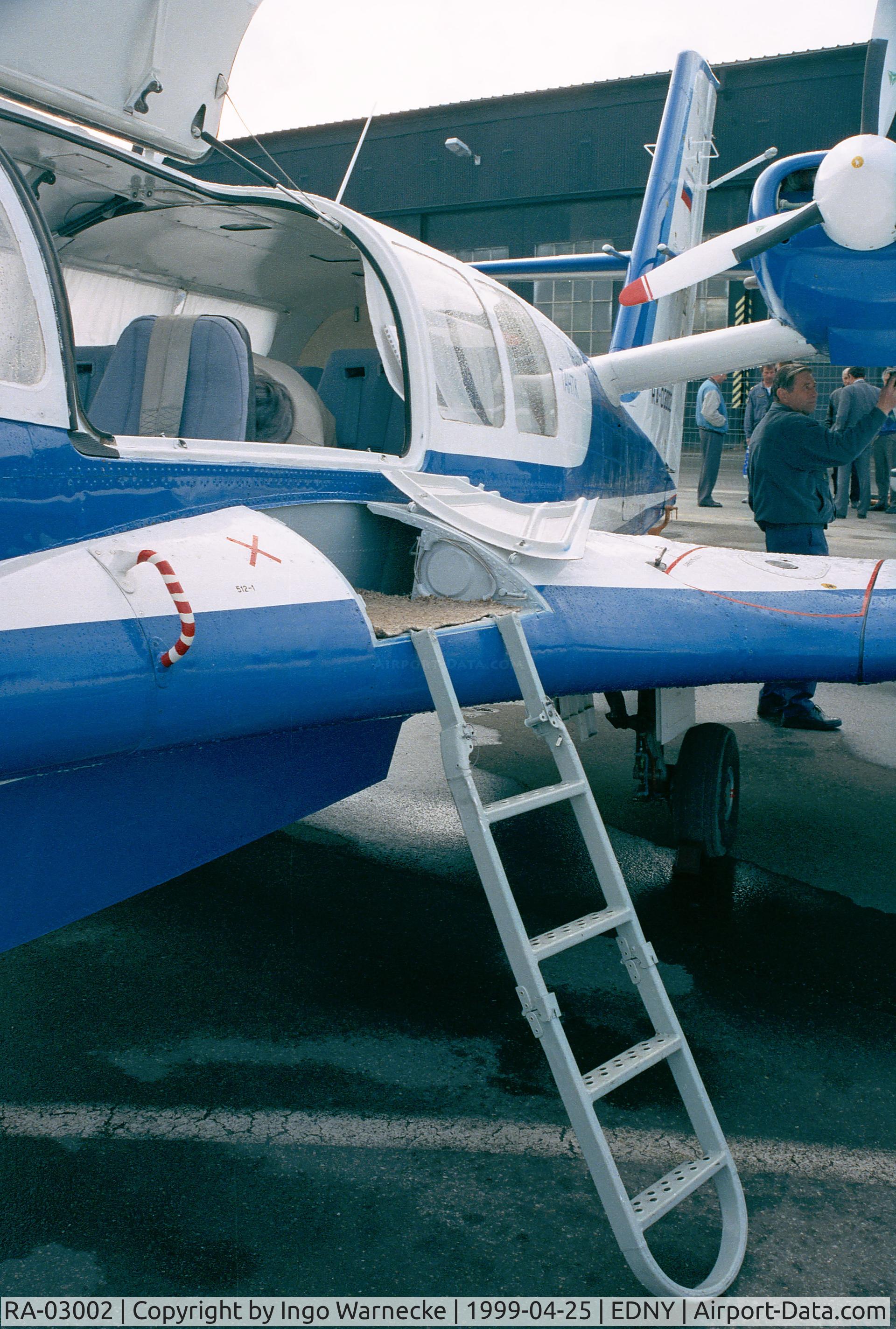 RA-03002, 1997 Beriev Be-103 C/N 3002, Beriev Be-103 second prototype at the Aero 1999, Friedrichshafen