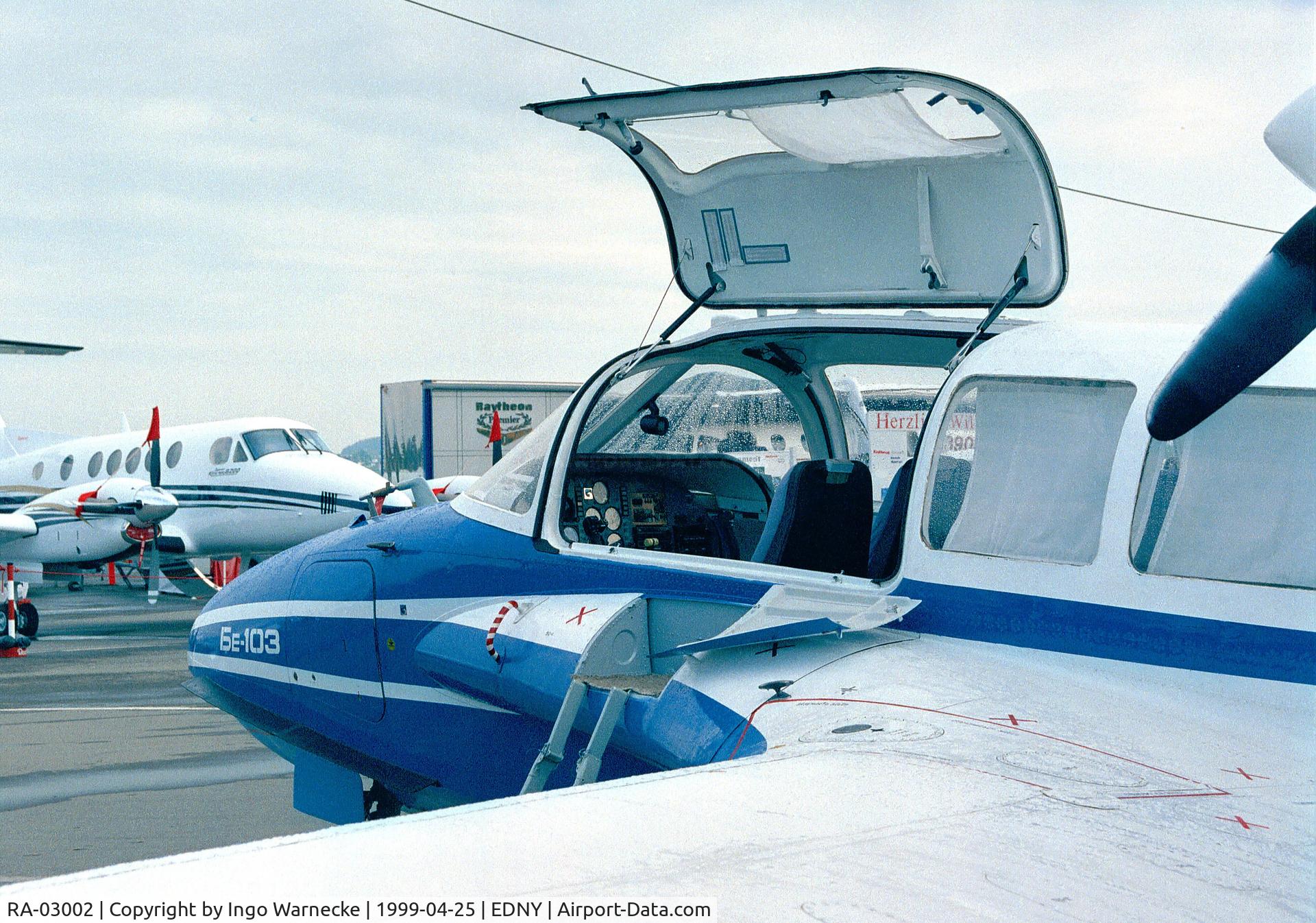 RA-03002, 1997 Beriev Be-103 C/N 3002, Beriev Be-103 second prototype at the Aero 1999, Friedrichshafen