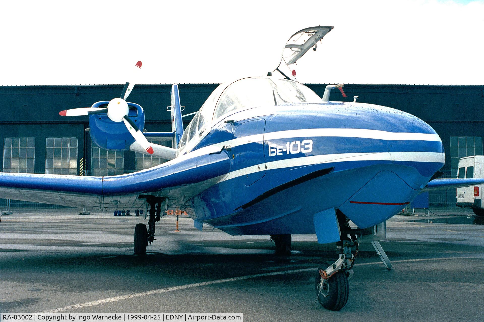 RA-03002, 1997 Beriev Be-103 C/N 3002, Beriev Be-103 second prototype at the Aero 1999, Friedrichshafen