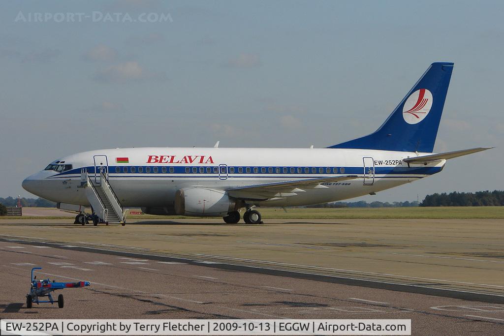 EW-252PA, 1996 Boeing 737-524 C/N 26340, Belavia B737 brought in the Belarus Soccer Team for the match against England