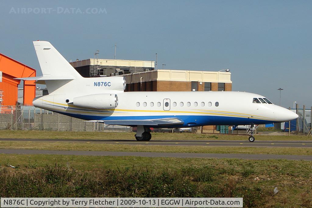N876C, 2006 Dassault Falcon 900EX C/N 162, Falcon 900EX at Luton