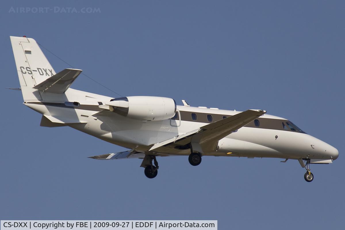 CS-DXX, 2008 Cessna 560XL Citation XLS C/N 560-5789, on final RW07R