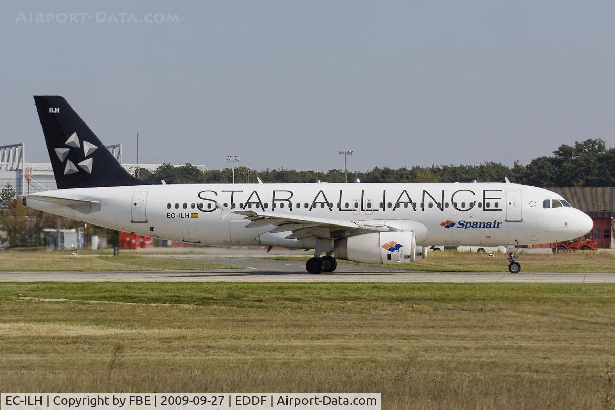 EC-ILH, 2002 Airbus A320-232 C/N 1914, departing EDDF via RW18W