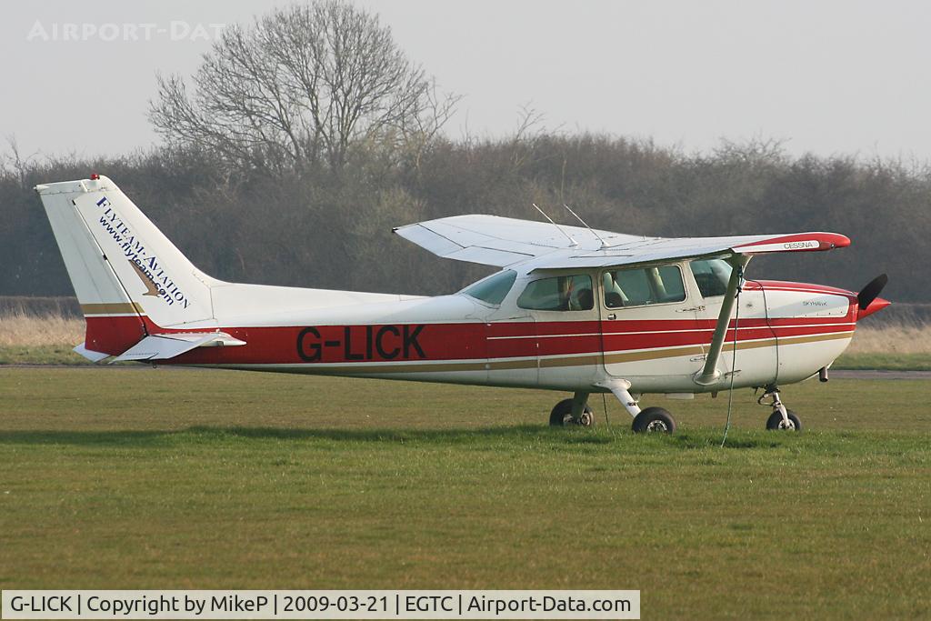 G-LICK, 1978 Cessna 172N Skyhawk C/N 172-70631, Misty afternoon.