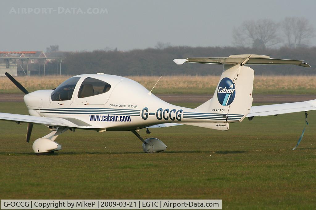 G-OCCG, 2006 Diamond DA-40D Diamond Star C/N D4.230, Single engine Diamond.