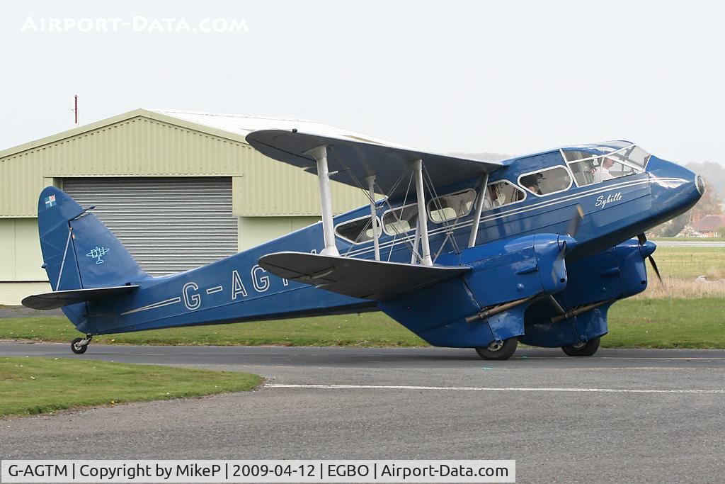 G-AGTM, 1944 De Havilland DH-89A Dominie/Dragon Rapide C/N 6746, Offering pleasure flights.