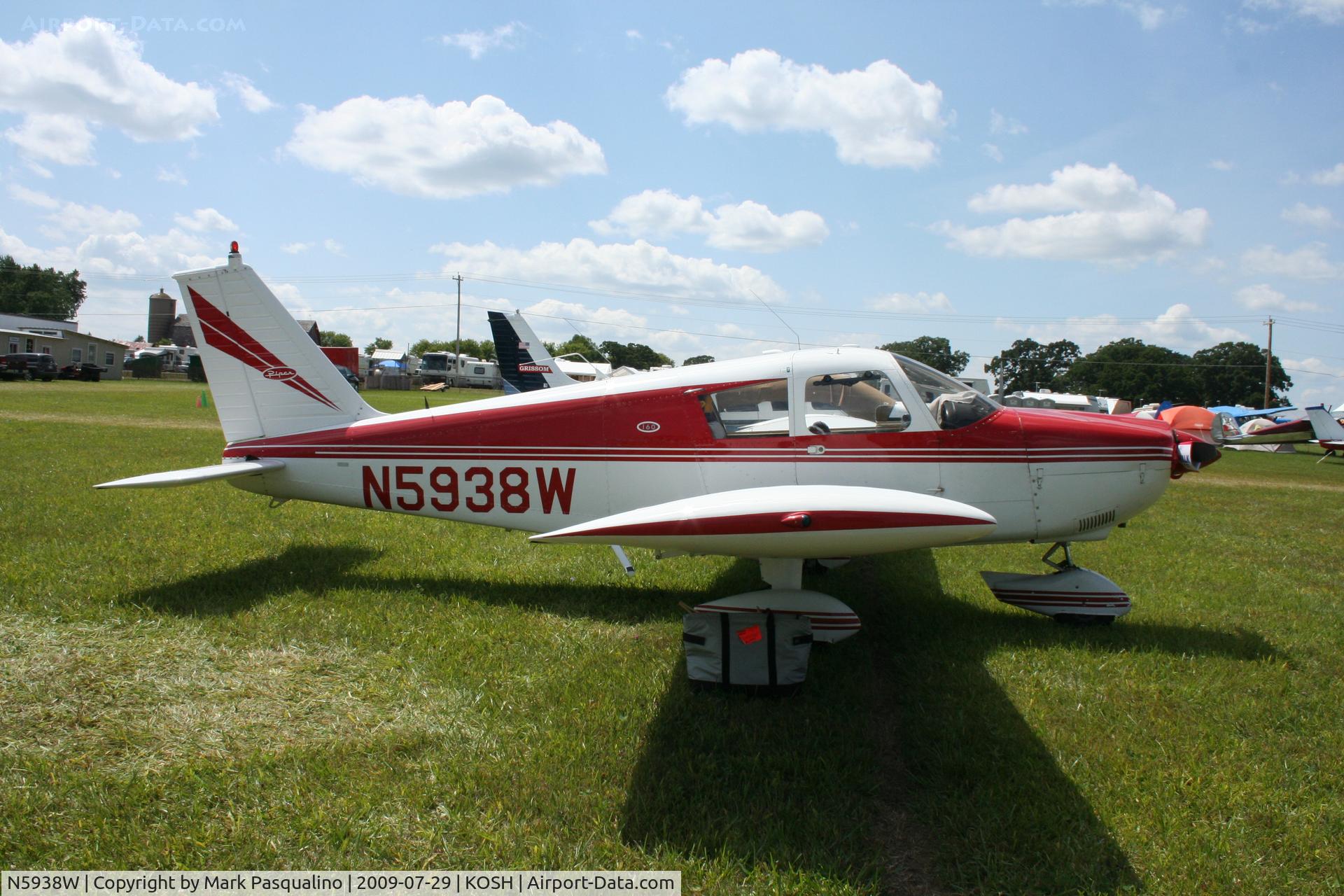 N5938W, 1966 Piper PA-28-160 Cherokee C/N 28-3452, Piper PA-28-160