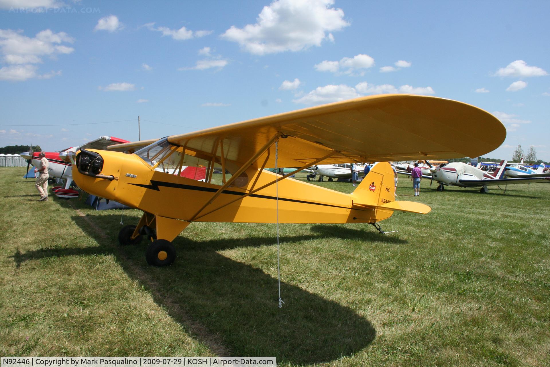 N92446, 1946 Piper J3C-65 Cub C/N 16913, Piper J3C-65