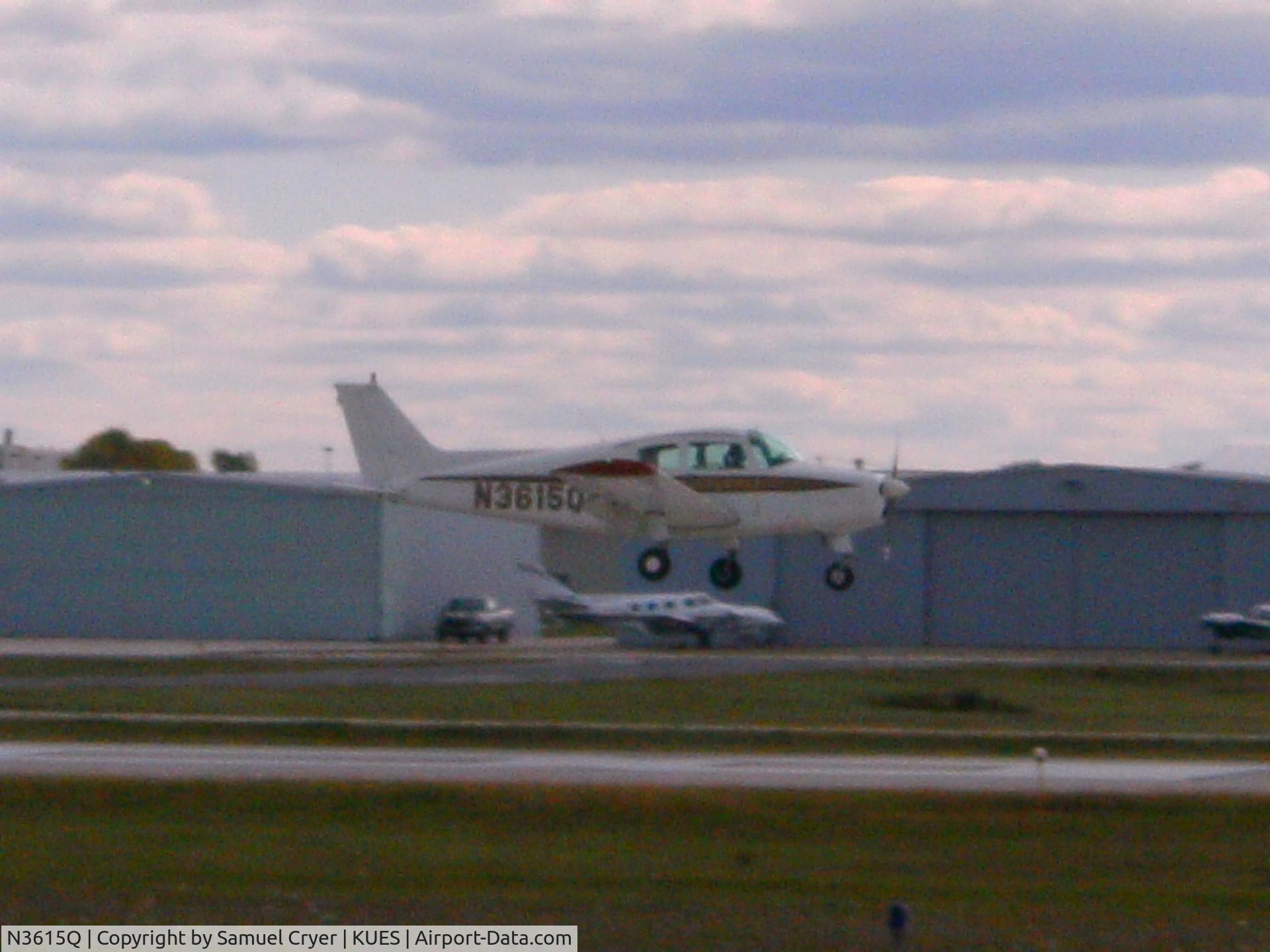 N3615Q, 1967 Beech A23-19 C/N MB-237, My wife landing