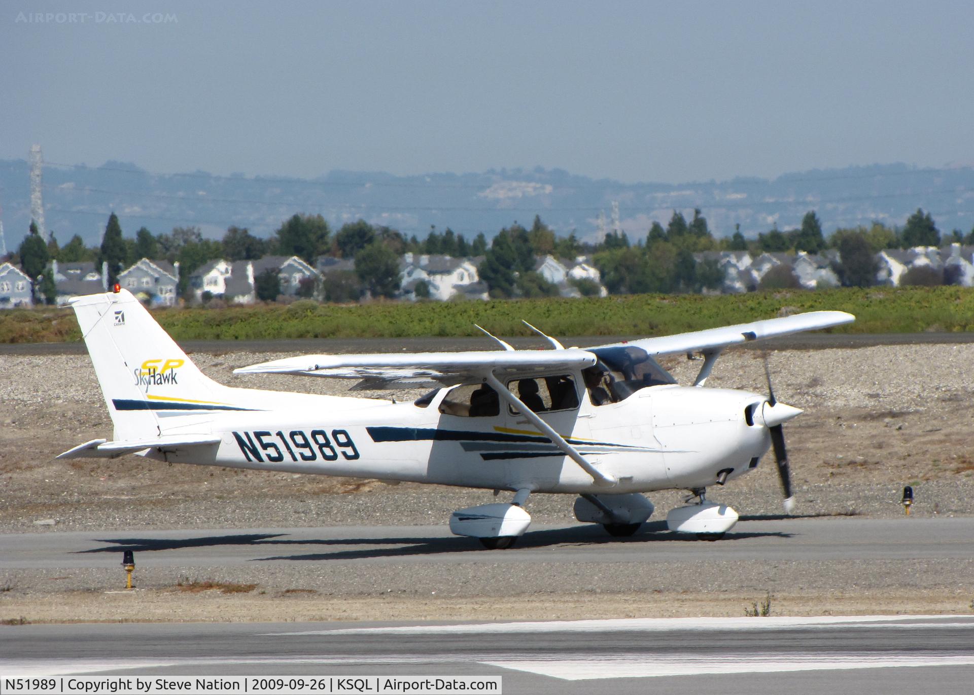 N51989, 2002 Cessna 172S C/N 172S9095, Locally-based 2002 Cessna 172S running-up engine