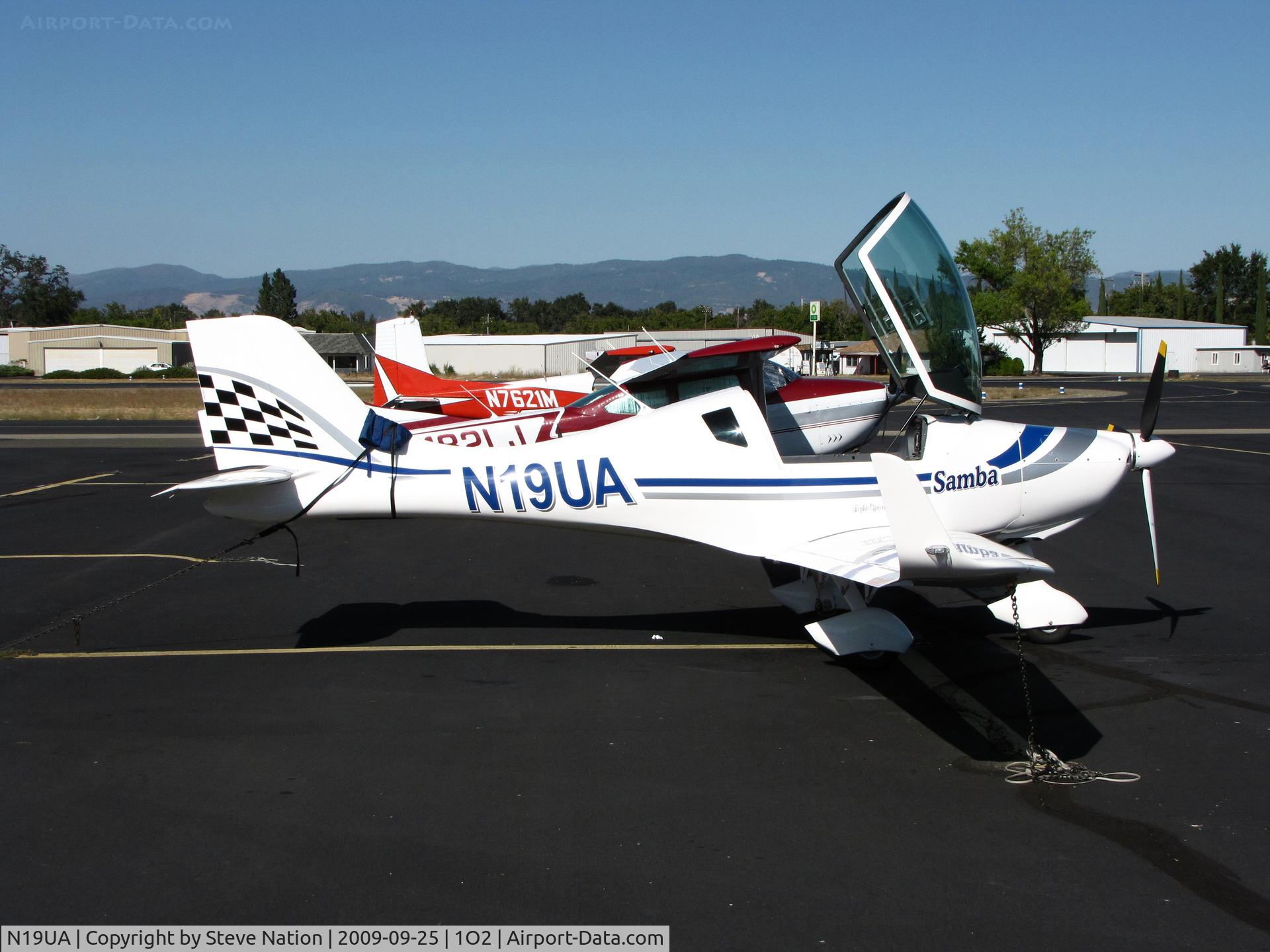 N19UA, Urban Air Samba XXL C/N SAXL 79, California-based Urban Air Sro SAMBA XXL visiting at Lampson Field