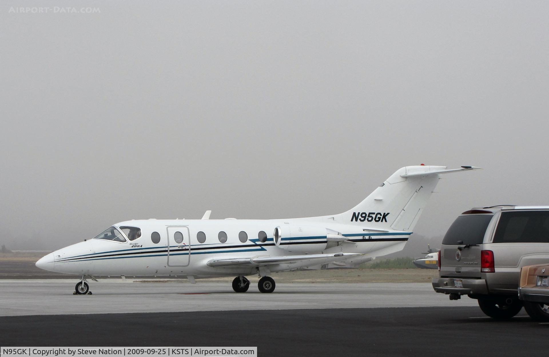 N95GK, 1991 Beech 400A Beechjet C/N RK-27, Barrington, IL-based 1991 Beech 400A visiting Santa Rosa