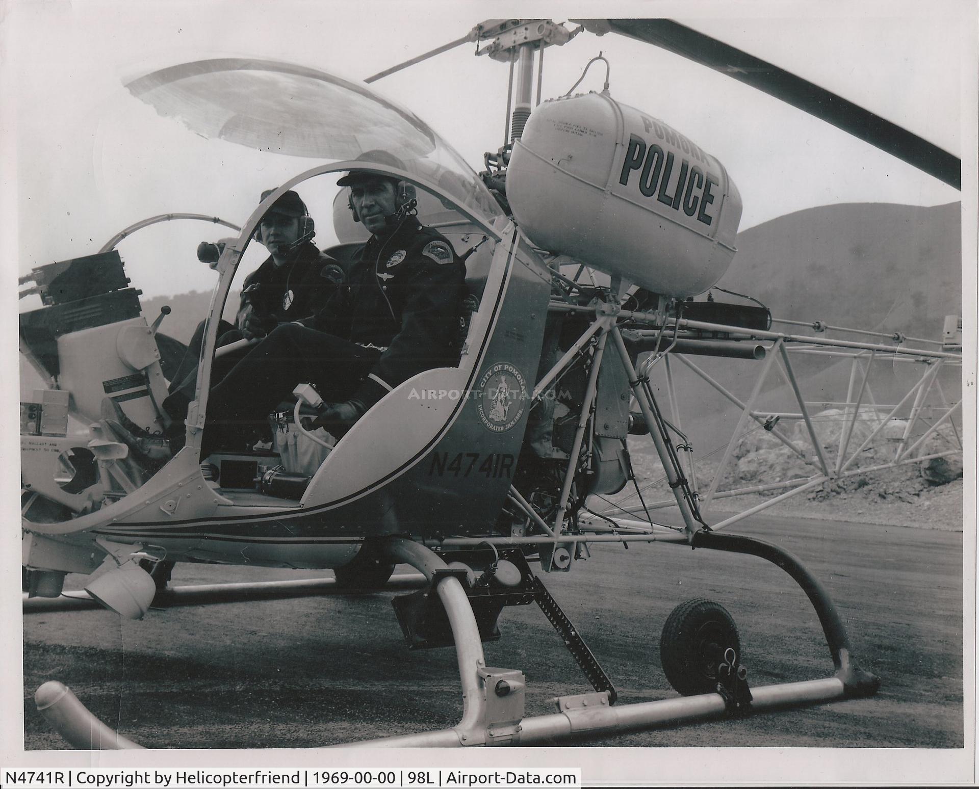 N4741R, 1968 Bell 47G-5 C/N 7917, Sent by Officer Fitch to upload 1969 era scanned