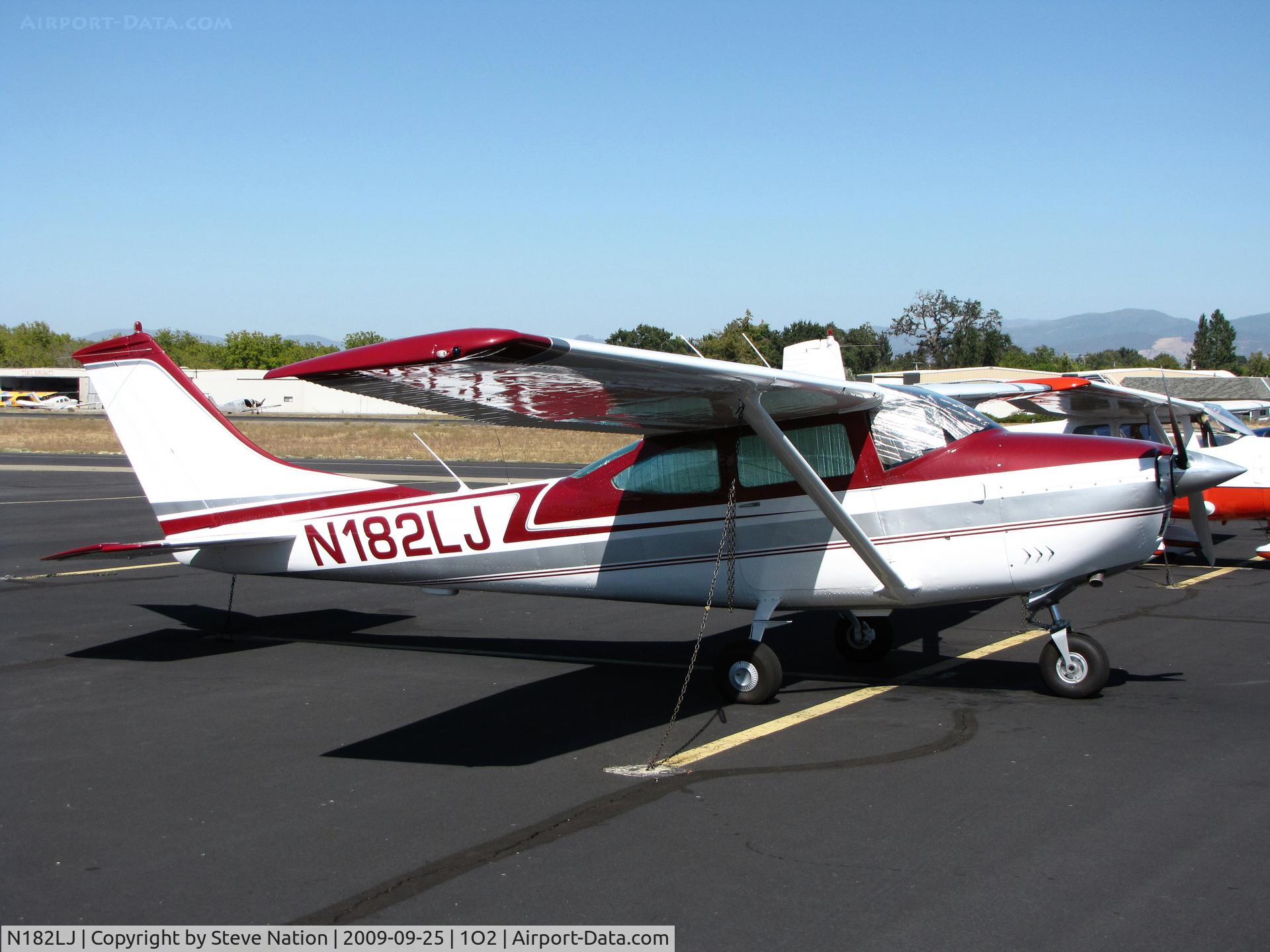 N182LJ, 1967 Cessna 182K Skylane C/N 18258167, Truckee, CA-based 1967 Cessna 182K visiting Lampson Field