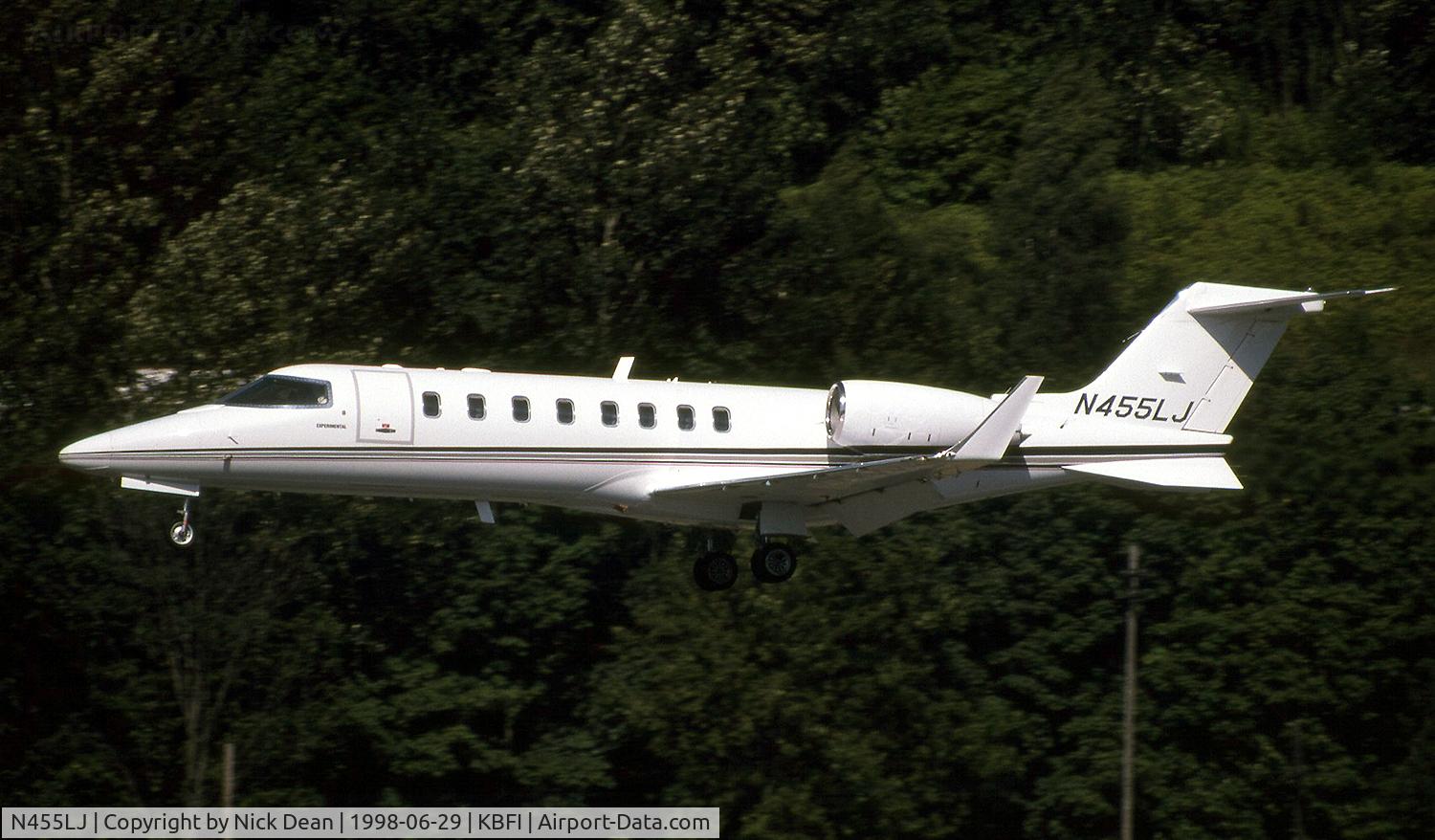 N455LJ, 2001 Learjet 45 C/N 45-005, KBFI
