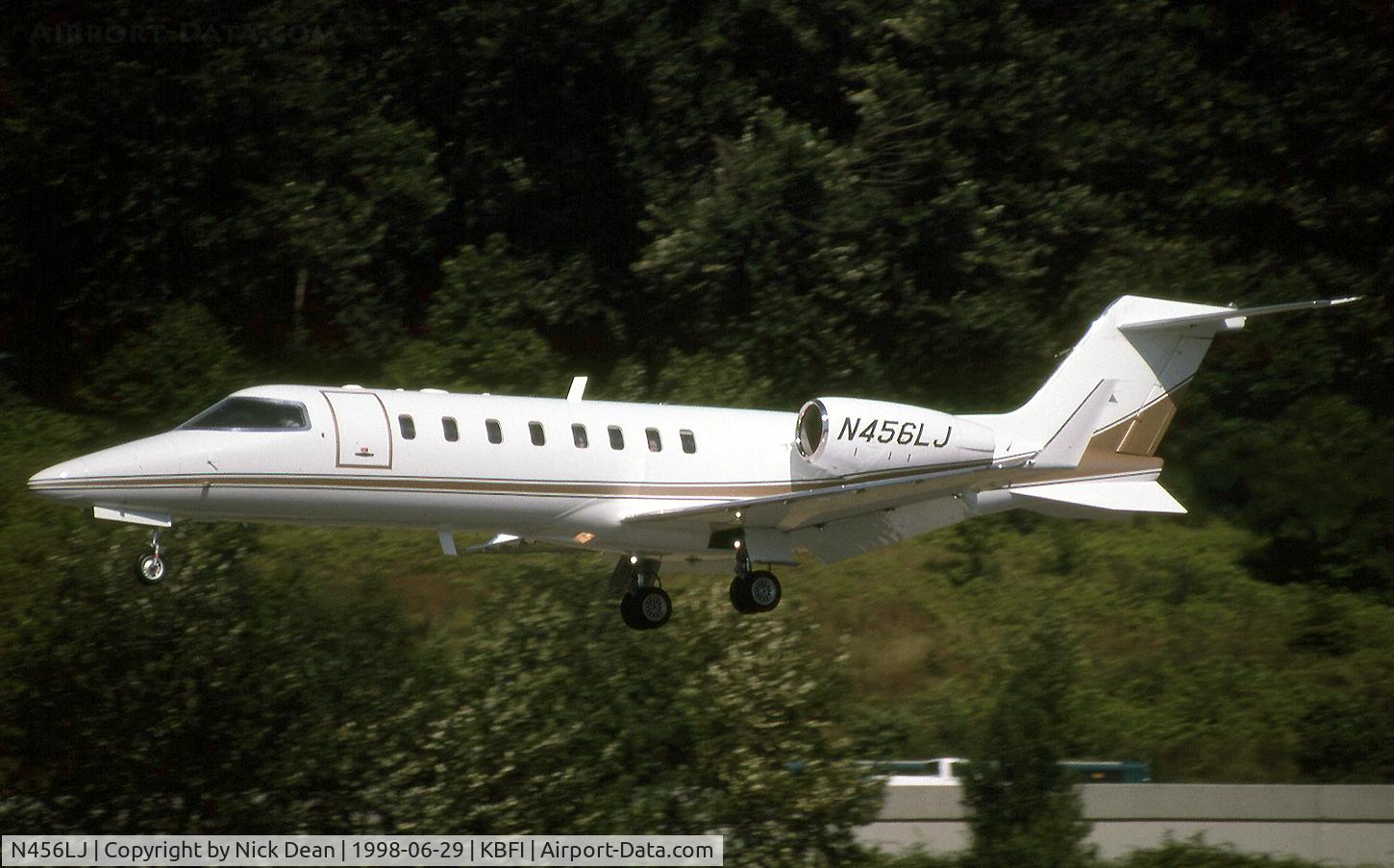 N456LJ, 1998 Learjet 45 C/N 006, KBFI