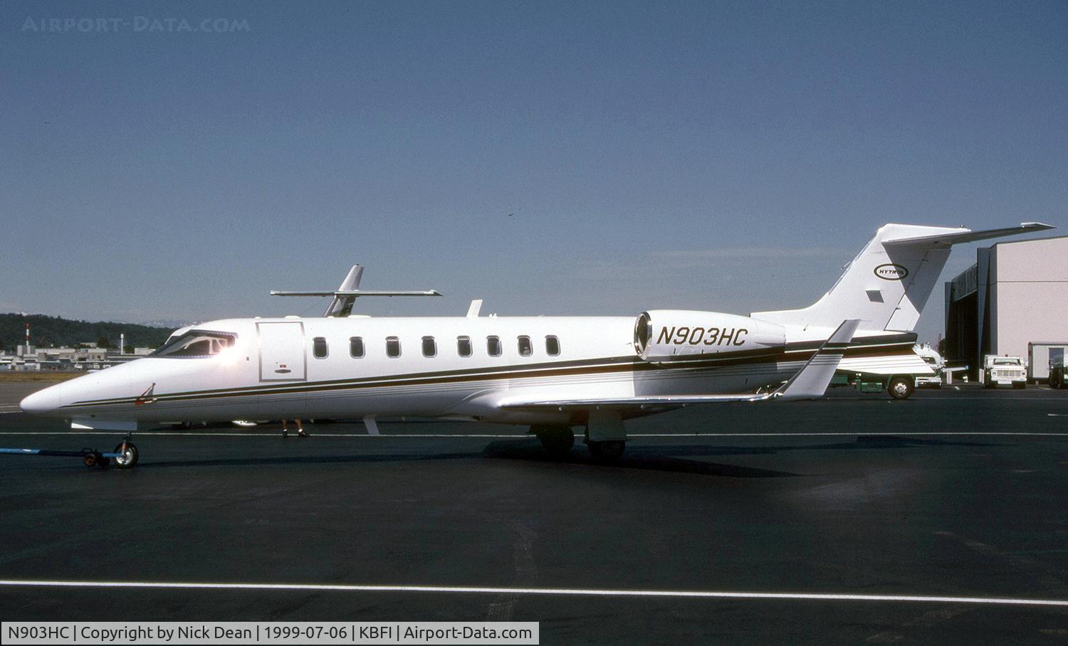 N903HC, 1998 Learjet 45 C/N 45-010, KBFI