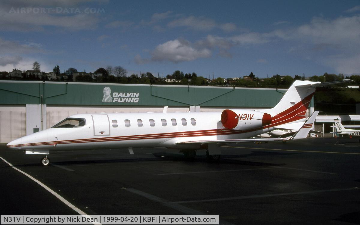 N31V, 1998 Learjet Inc 45 C/N 015, KBFI