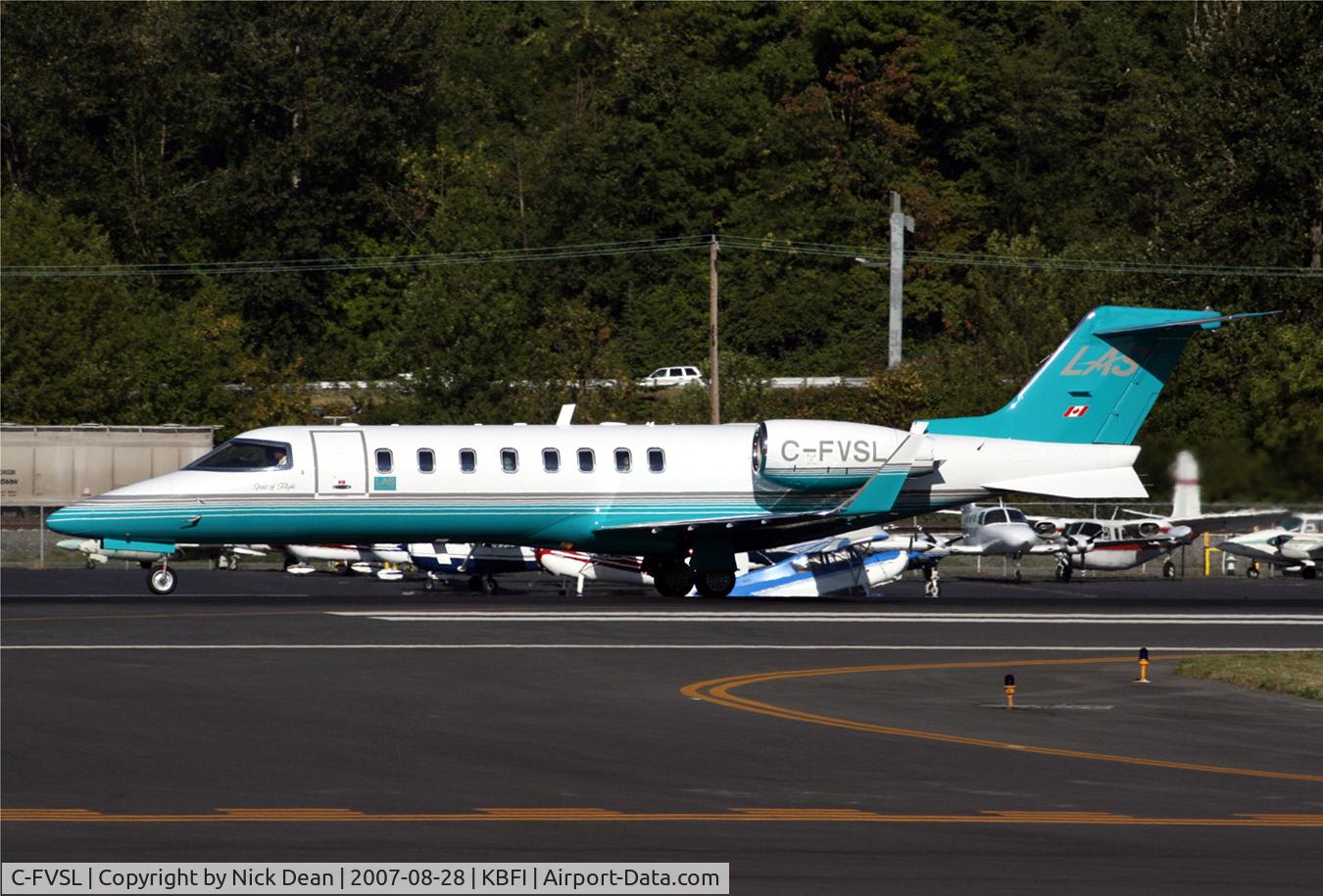 C-FVSL, 1999 Learjet 45 C/N 45-024, KBFI