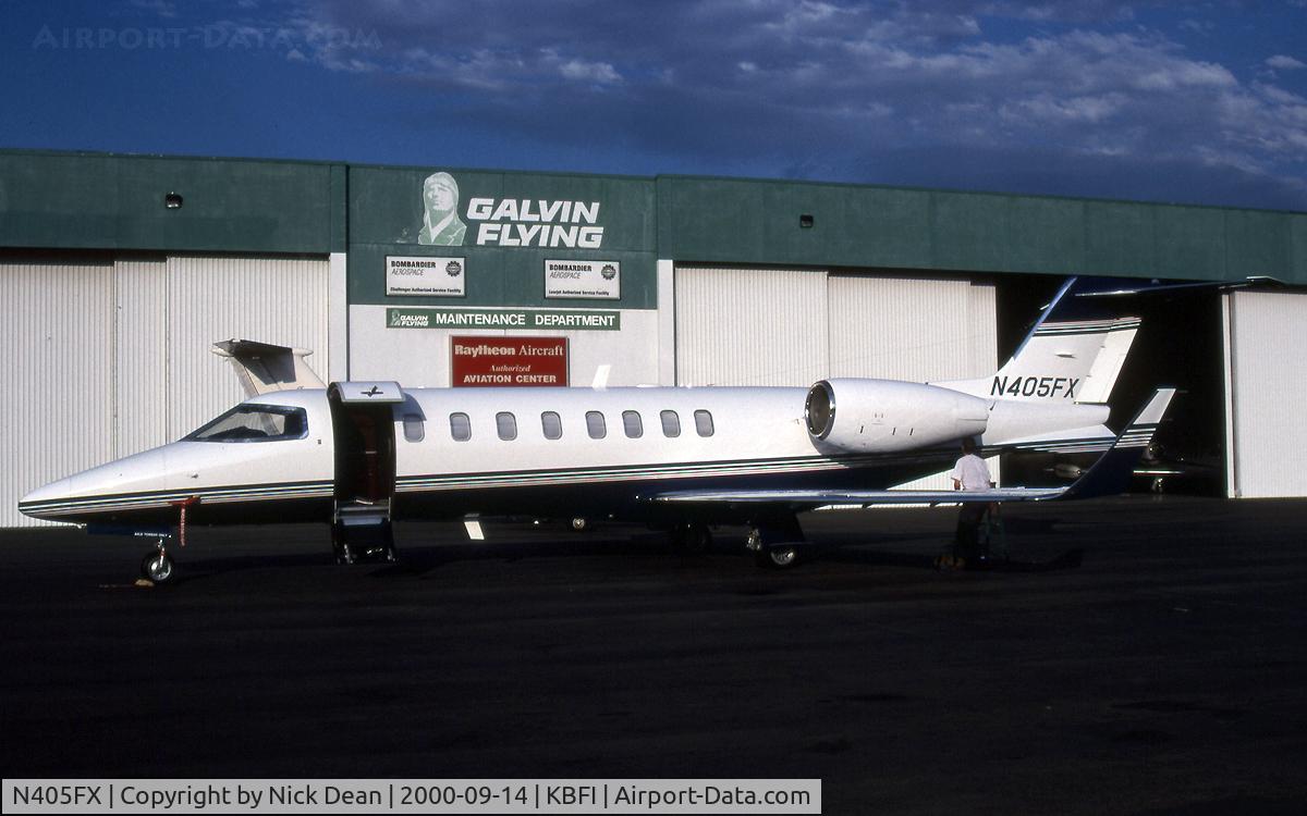 N405FX, 1999 Learjet 45 C/N 026, KBFI