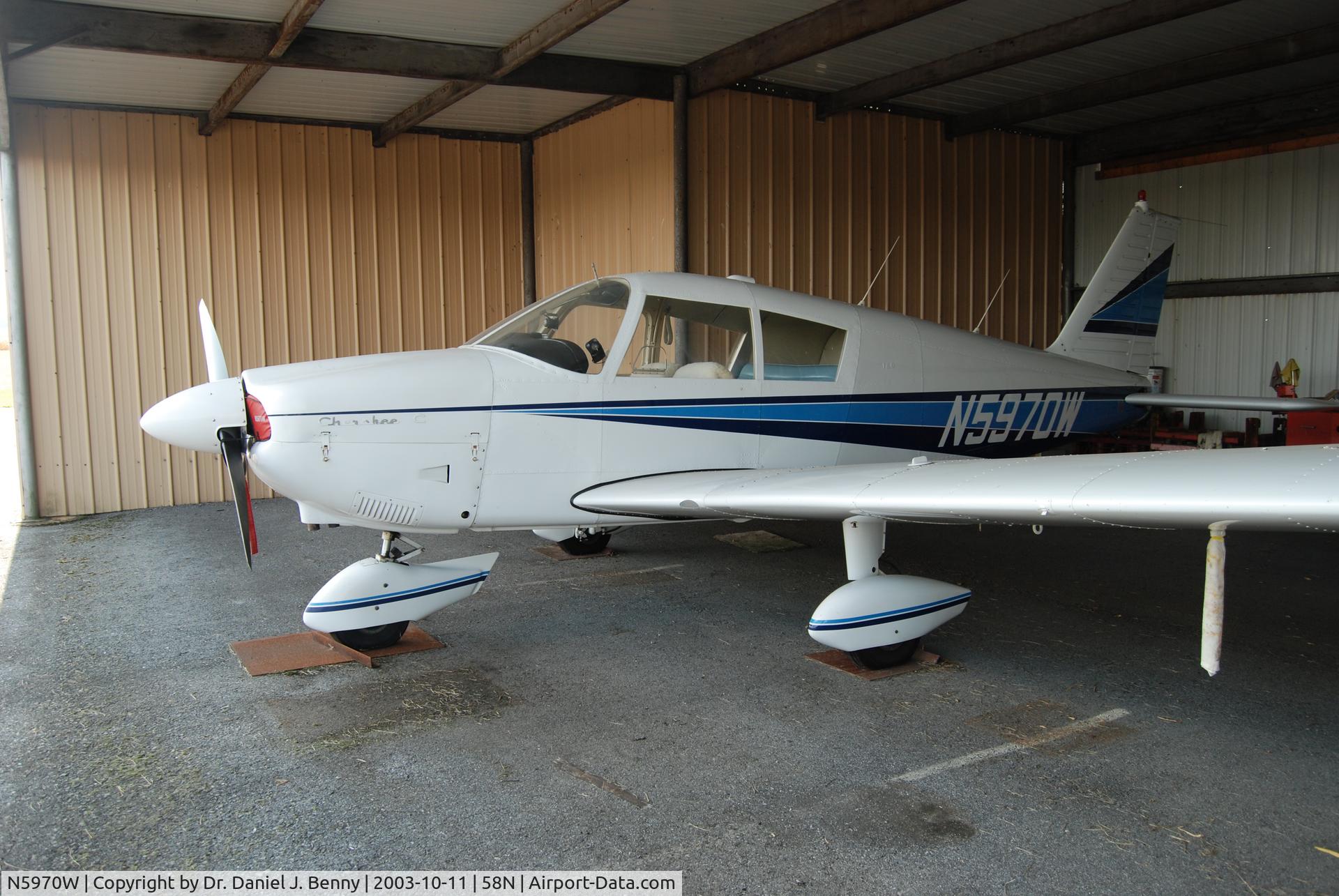 N5970W, 1967 Piper PA-28-160 Cherokee C/N 28-4020, 160