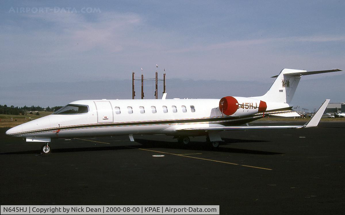 N645HJ, 2000 Learjet 45 C/N 45-087, KPAE