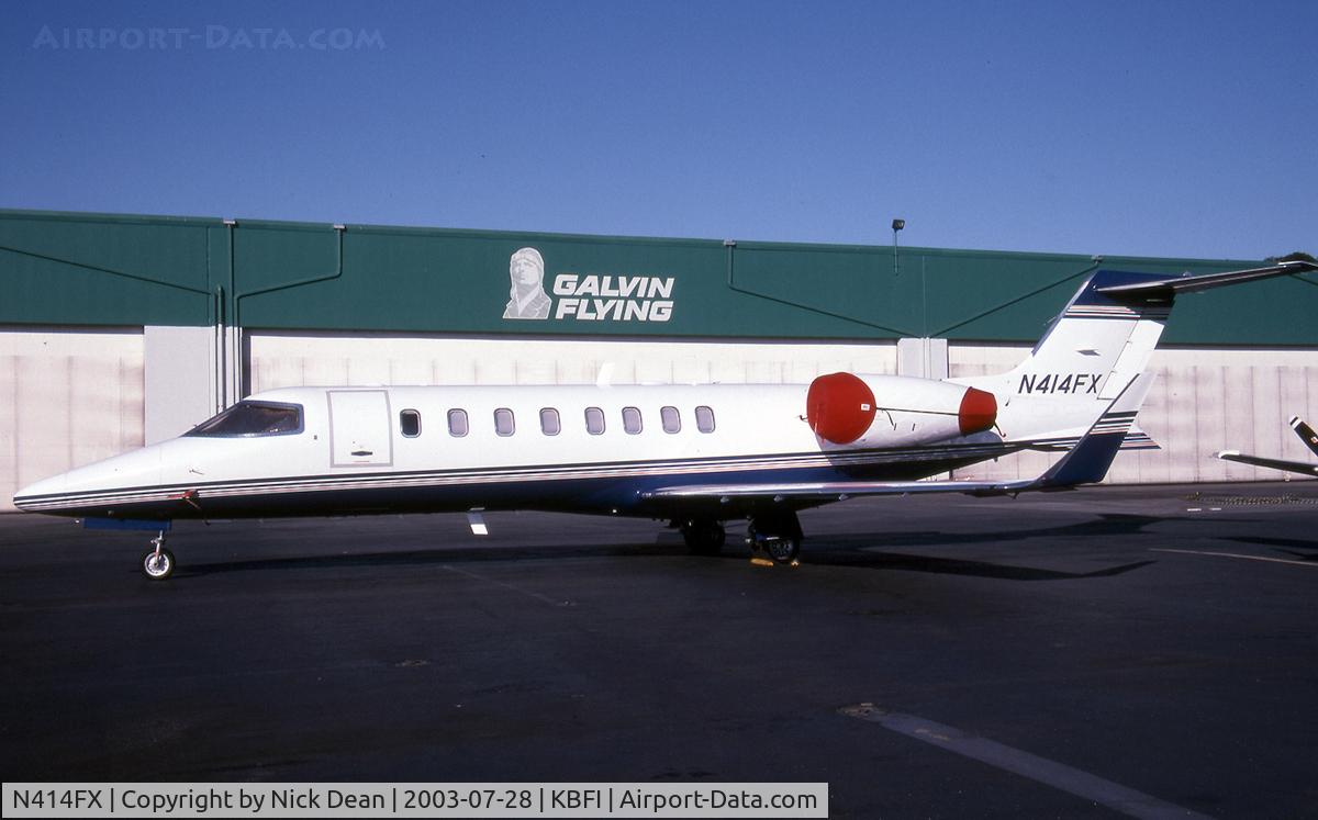 N414FX, 2000 Learjet 45 C/N 45-111, KBFI