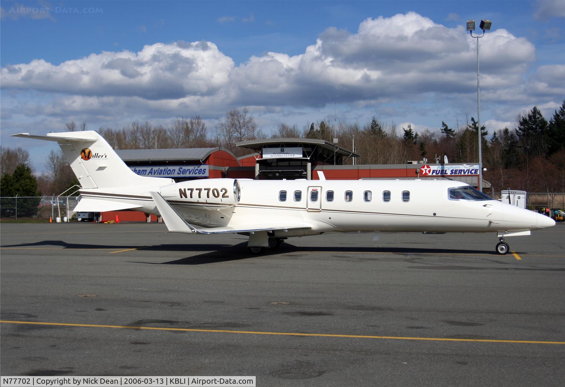 N77702, Learjet Inc 45 C/N 224, KBLI