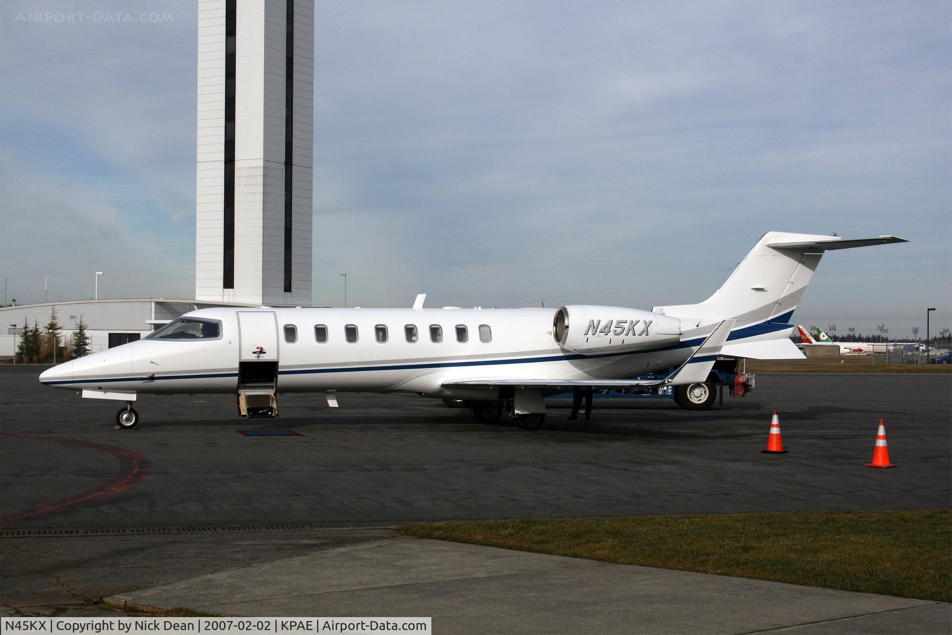 N45KX, Learjet Inc 45 C/N 233, KPAE