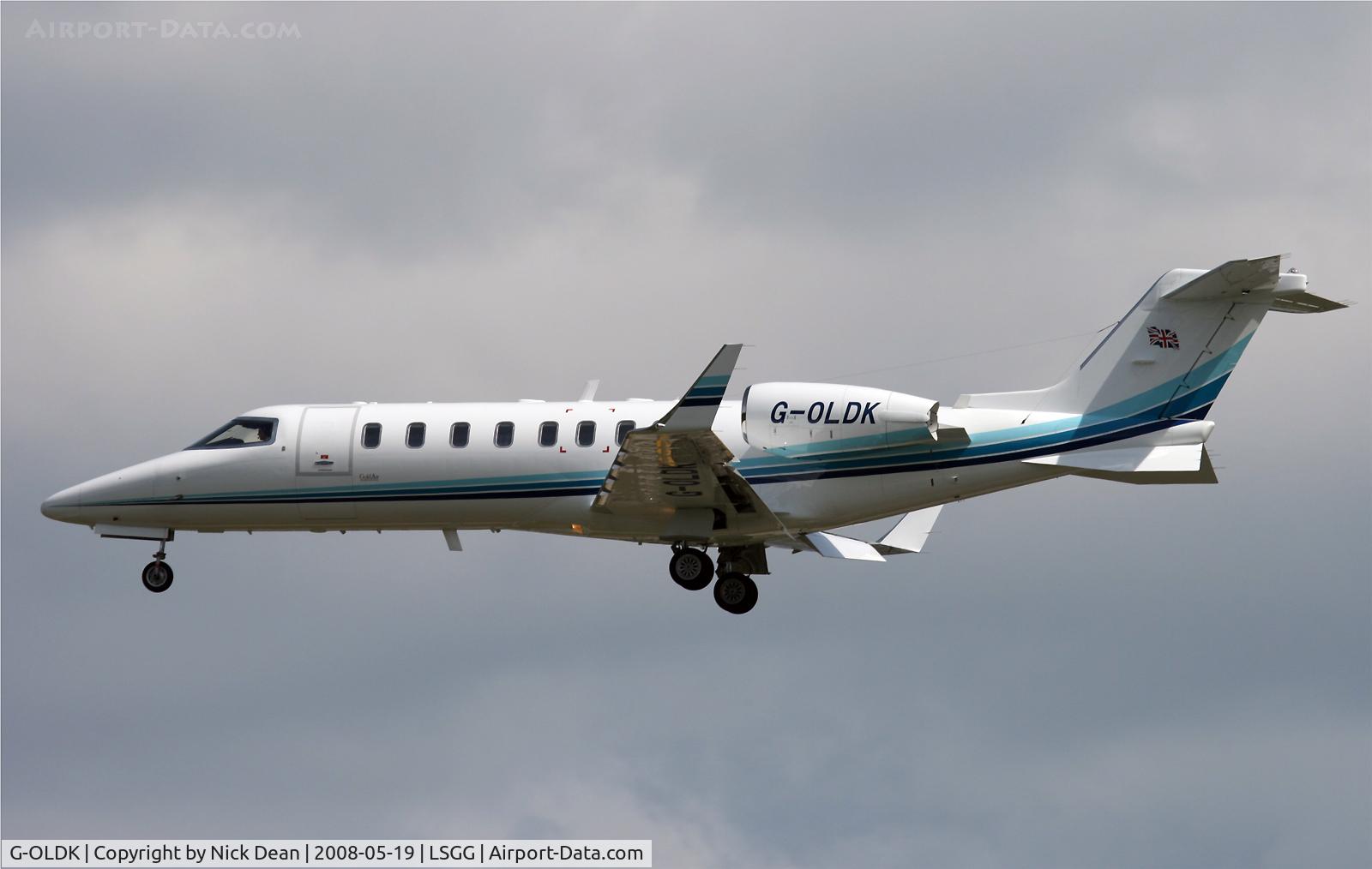 G-OLDK, 2006 Learjet 45 C/N 45-311, LSGG
