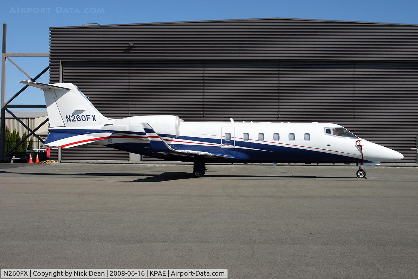 N260FX, 2007 Learjet Inc 60 C/N 307, KPAE