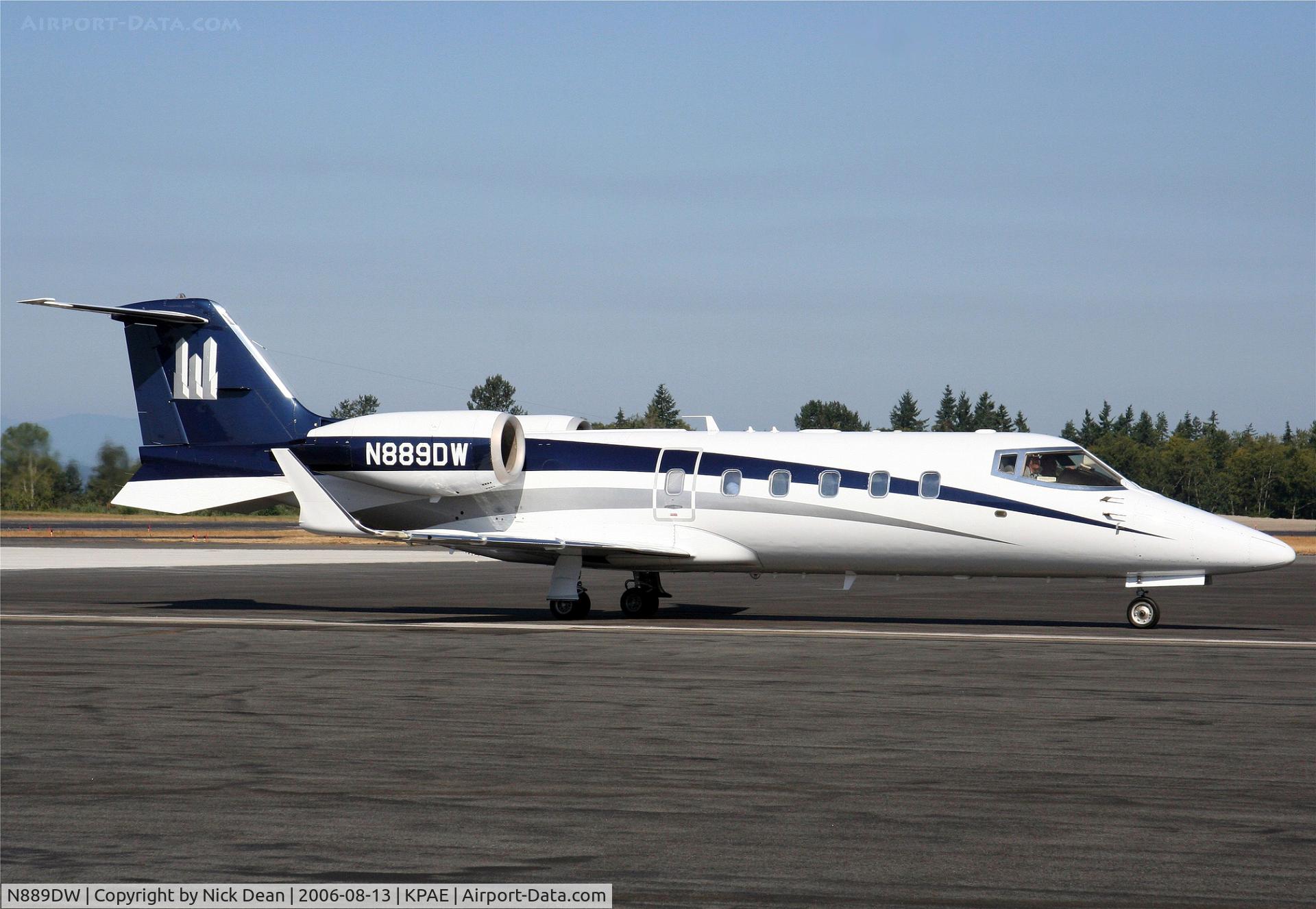 N889DW, 1997 Learjet Inc 60 C/N 117, KPAE
