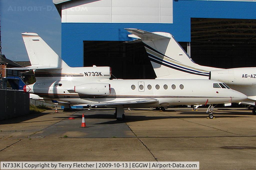 N733K, 1993 Dassault Falcon 50 C/N 242, Falcon 50 at Luton