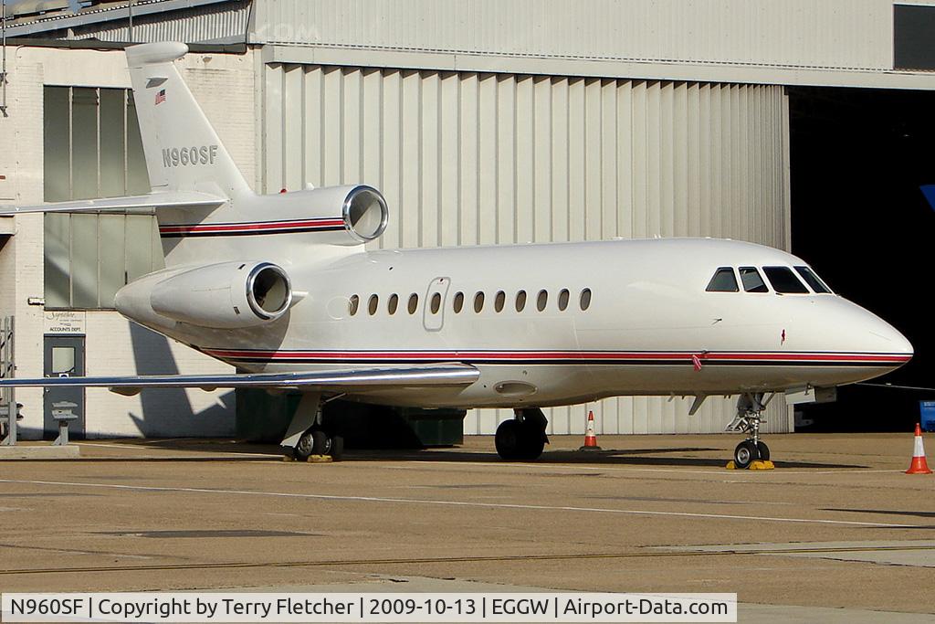 N960SF, 1999 Dassault Falcon 900EX C/N 62, Falcon 900EX at Luton
