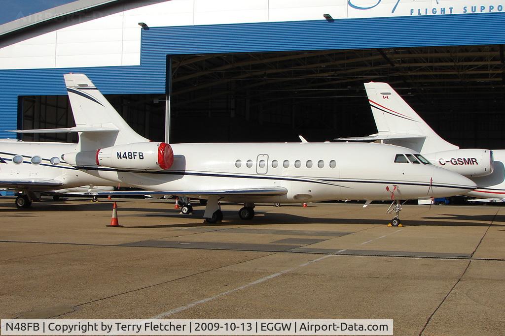 N48FB, 1995 Dassault Falcon 2000 C/N 11, Falcon 2000 at Luton