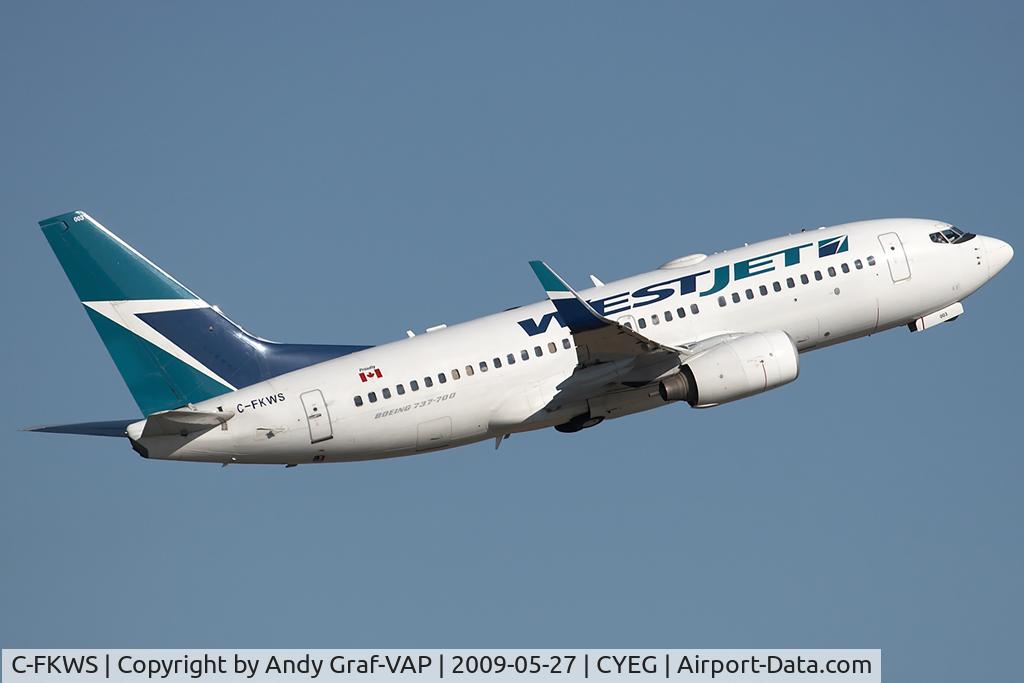 C-FKWS, 2001 Boeing 737-76N C/N 30134, Westjet 737-700