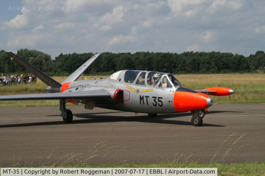 MT-35, Fouga CM-170R Magister C/N 292, Special paint.The last of the many.CM170R Belgian Air Force