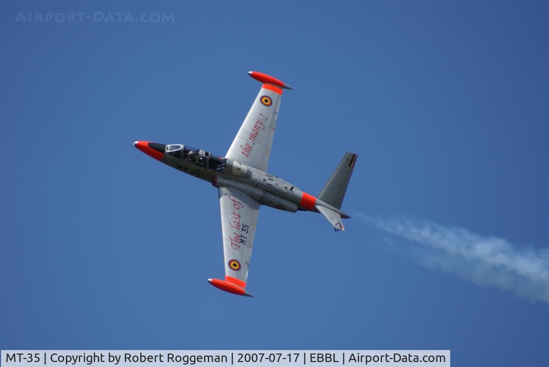 MT-35, Fouga CM-170R Magister C/N 292, Special paint.The last of the many.CM170R Belgian Air Force